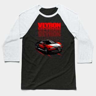 Bugatti Veyron Red Baseball T-Shirt